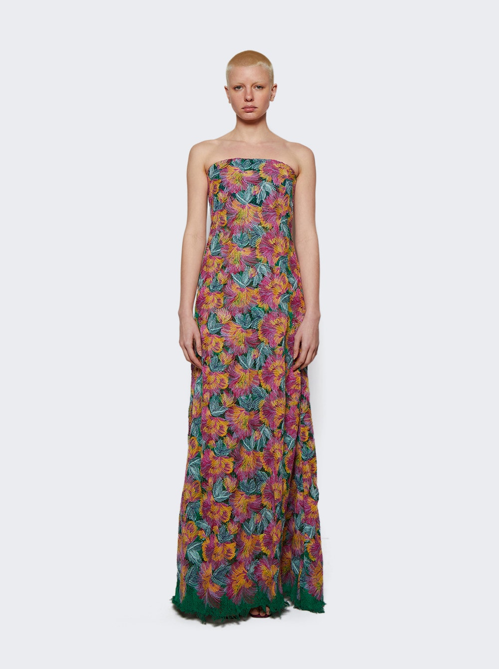 Women | Christopher Esber | Strapless Dress | Hibiscus