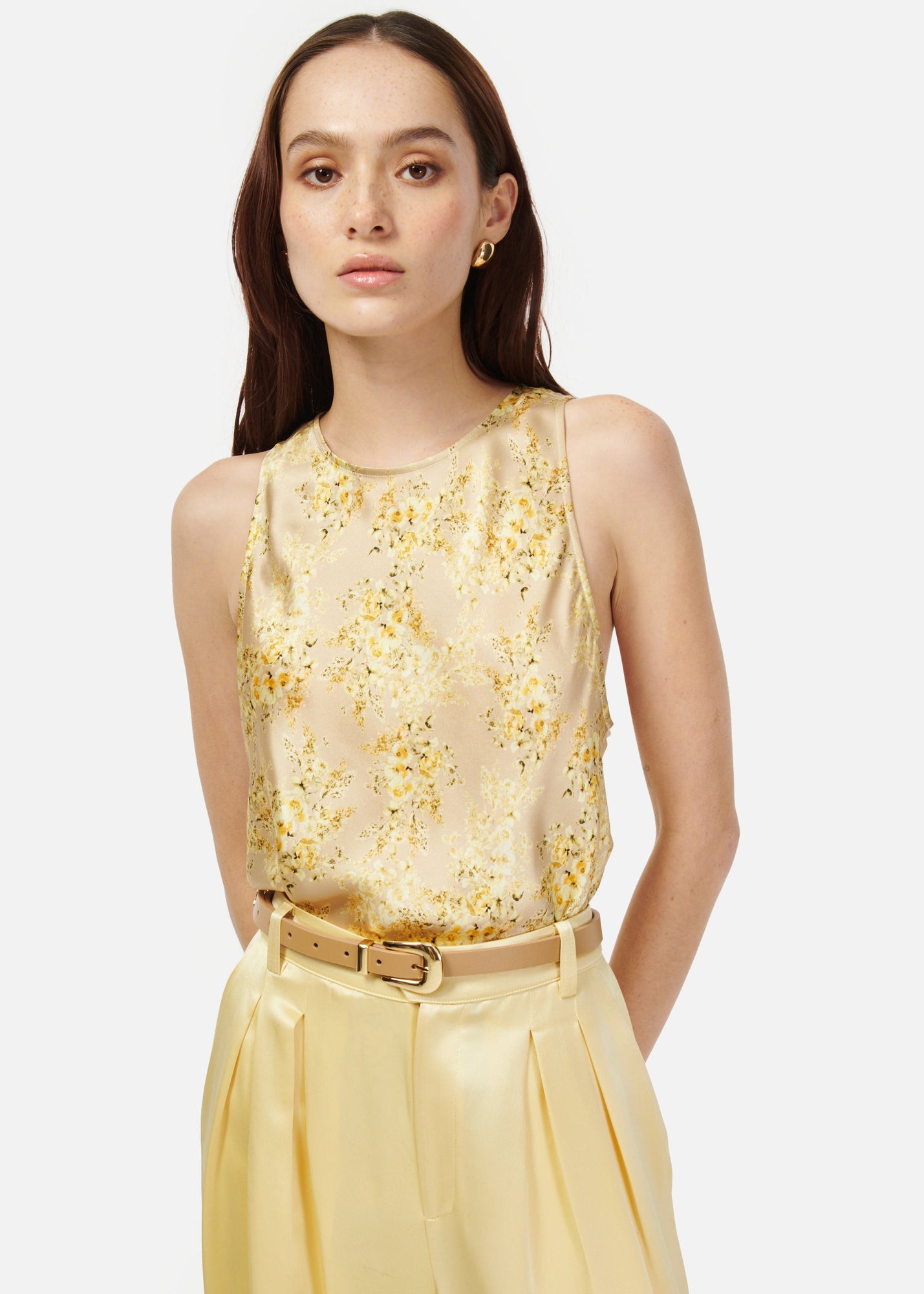 Floriana Camisole | Yellow Primavera