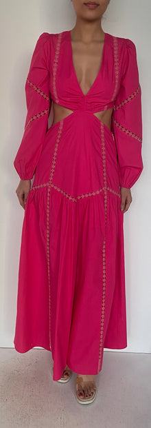 Hemant & Nandita | Cut Out Dress | Pink