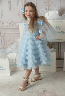 Alaska Baby Blue Tulle Dress | Blue