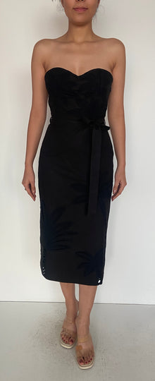 Hemant & Nandita | Lani Midi Dress | Black