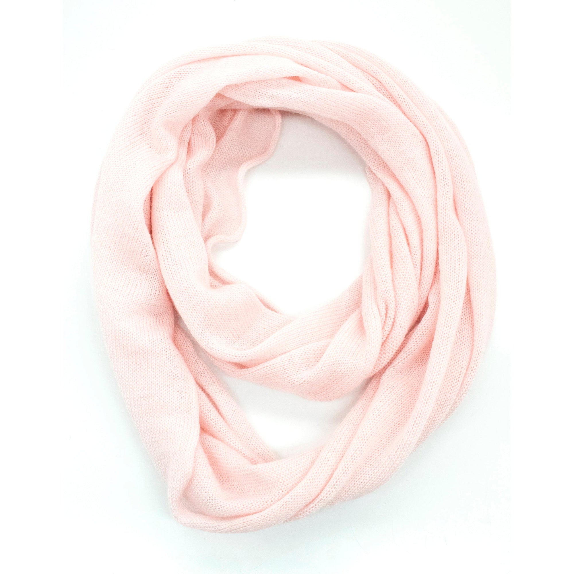 Merino Loop Scarf | Baby Pink