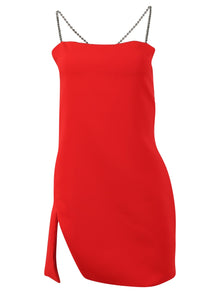 Women | The Attico | Fujiko Mini Dress | Lobster Red