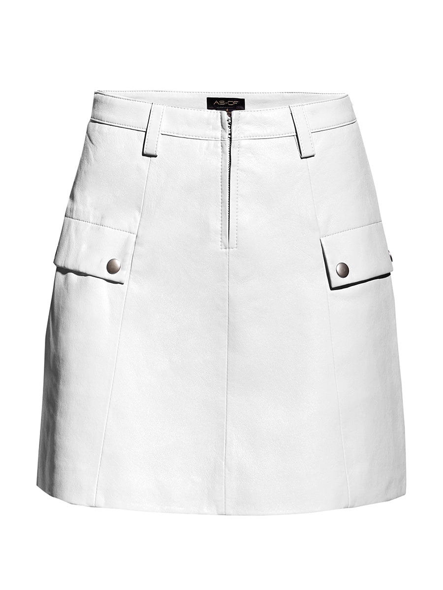 JAMESON RECYCLED LEATHER SKIRT