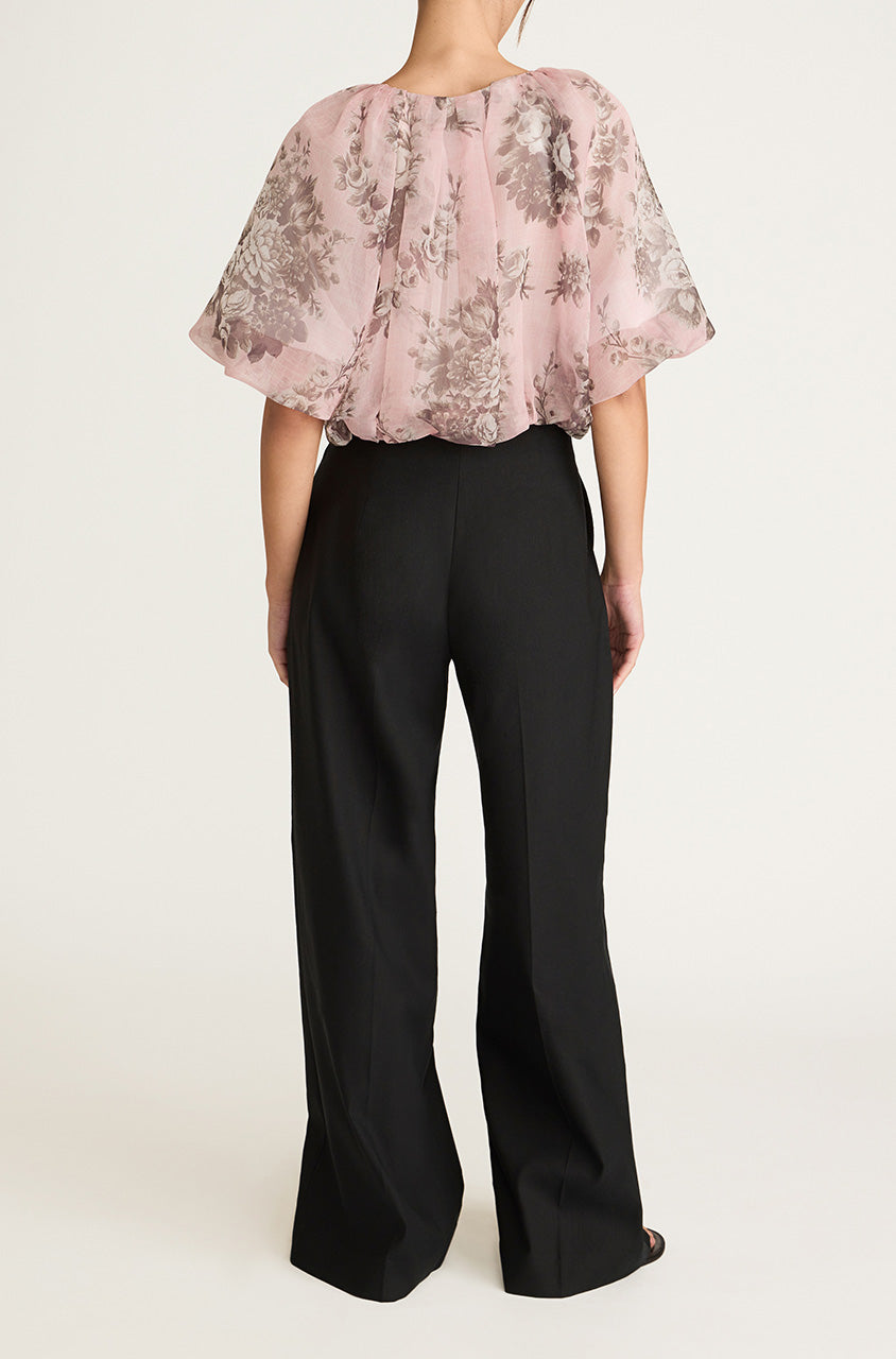 Emblem Fleur Bubble Print Top | Peony Combo