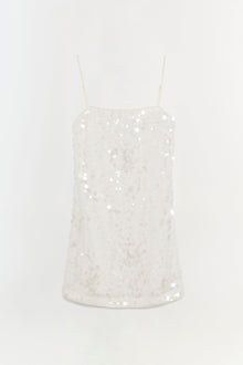 Womens | Lollie Embellished Mini Dress | Ivory