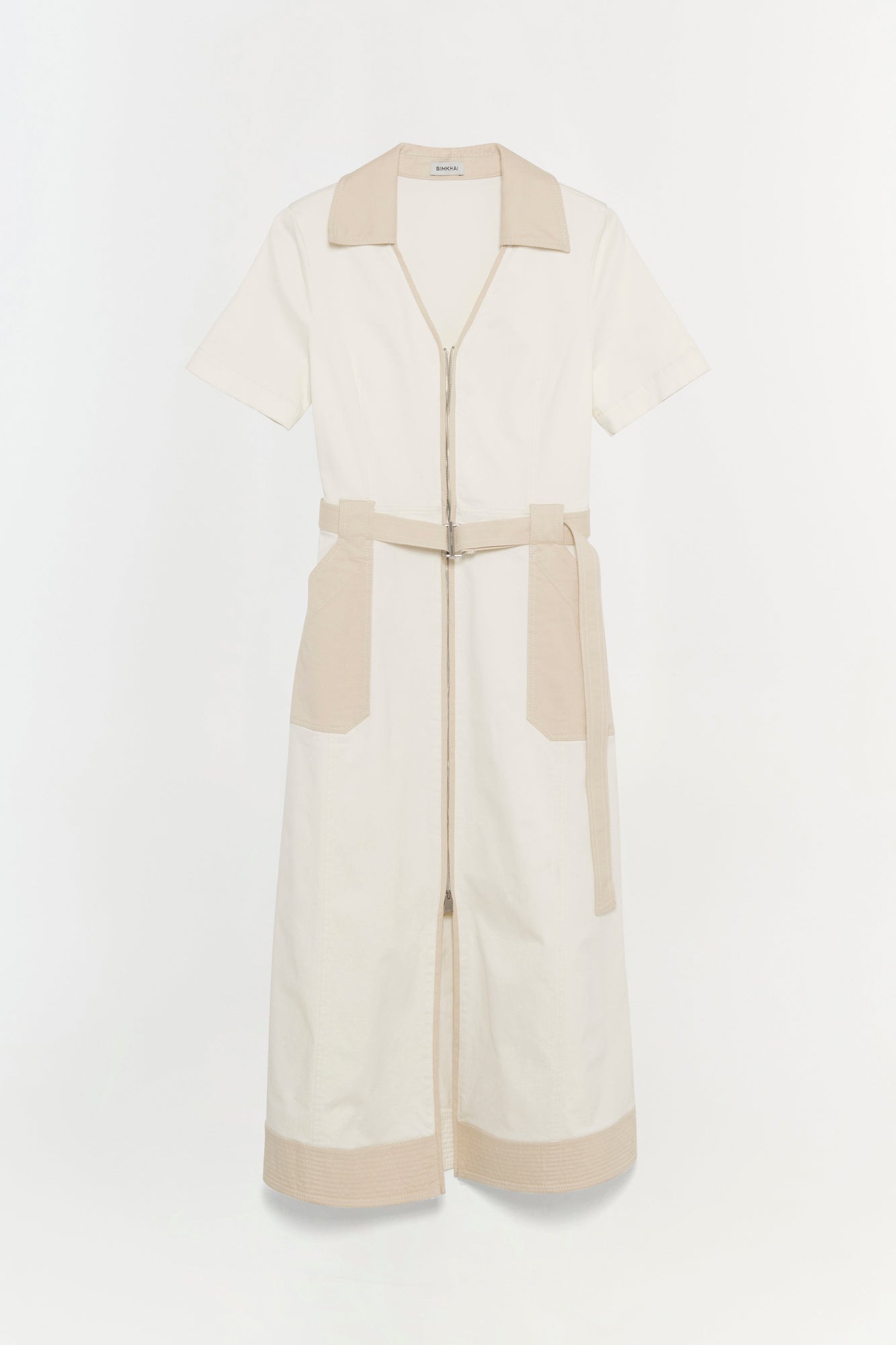 Womens | Hanover Cotton Midi Dress | Ivory Multi