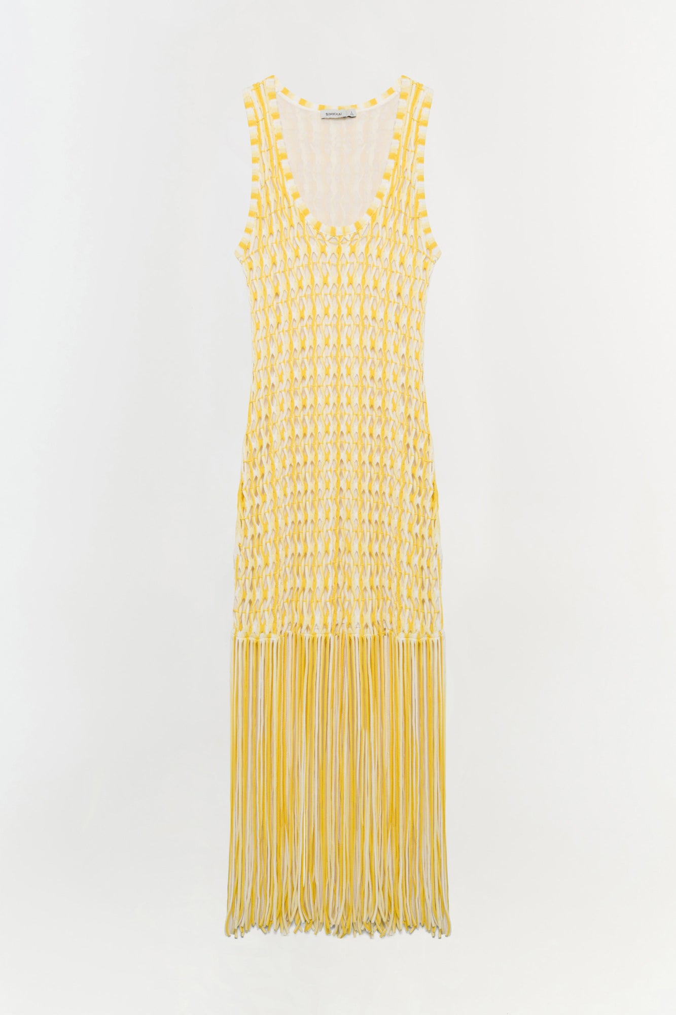 Womens | Sonia Fringe Knit Dress | Sunny Multi