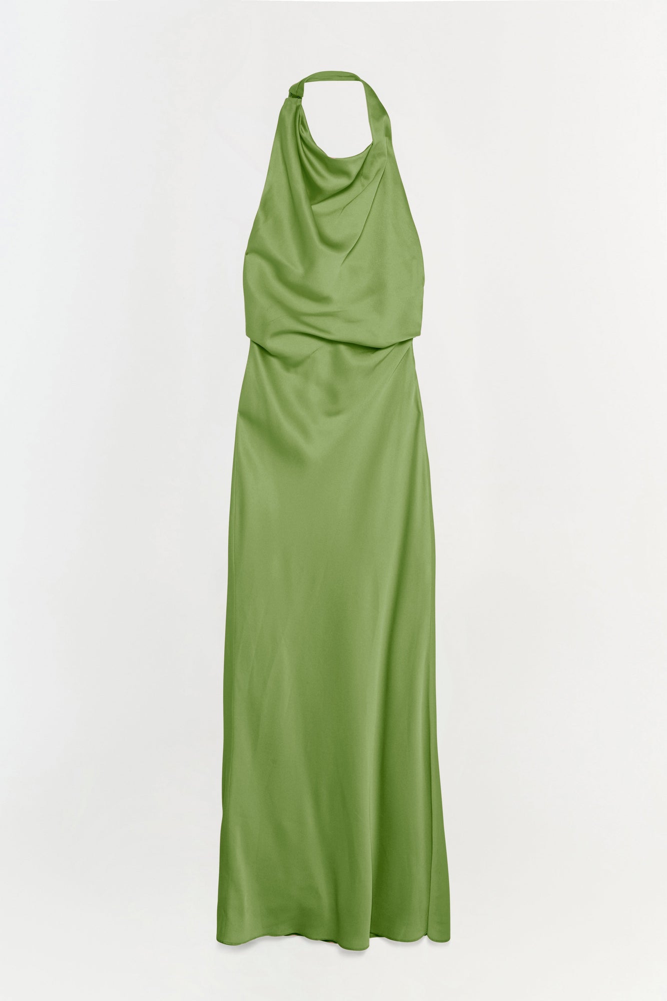 Womens | Reannon Satin Gown | Deep Peridot