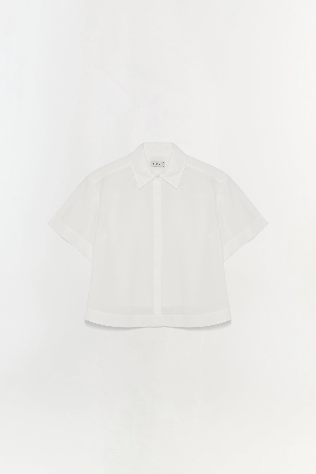 Womens | Bernie Cotton Pleated Shirt | White