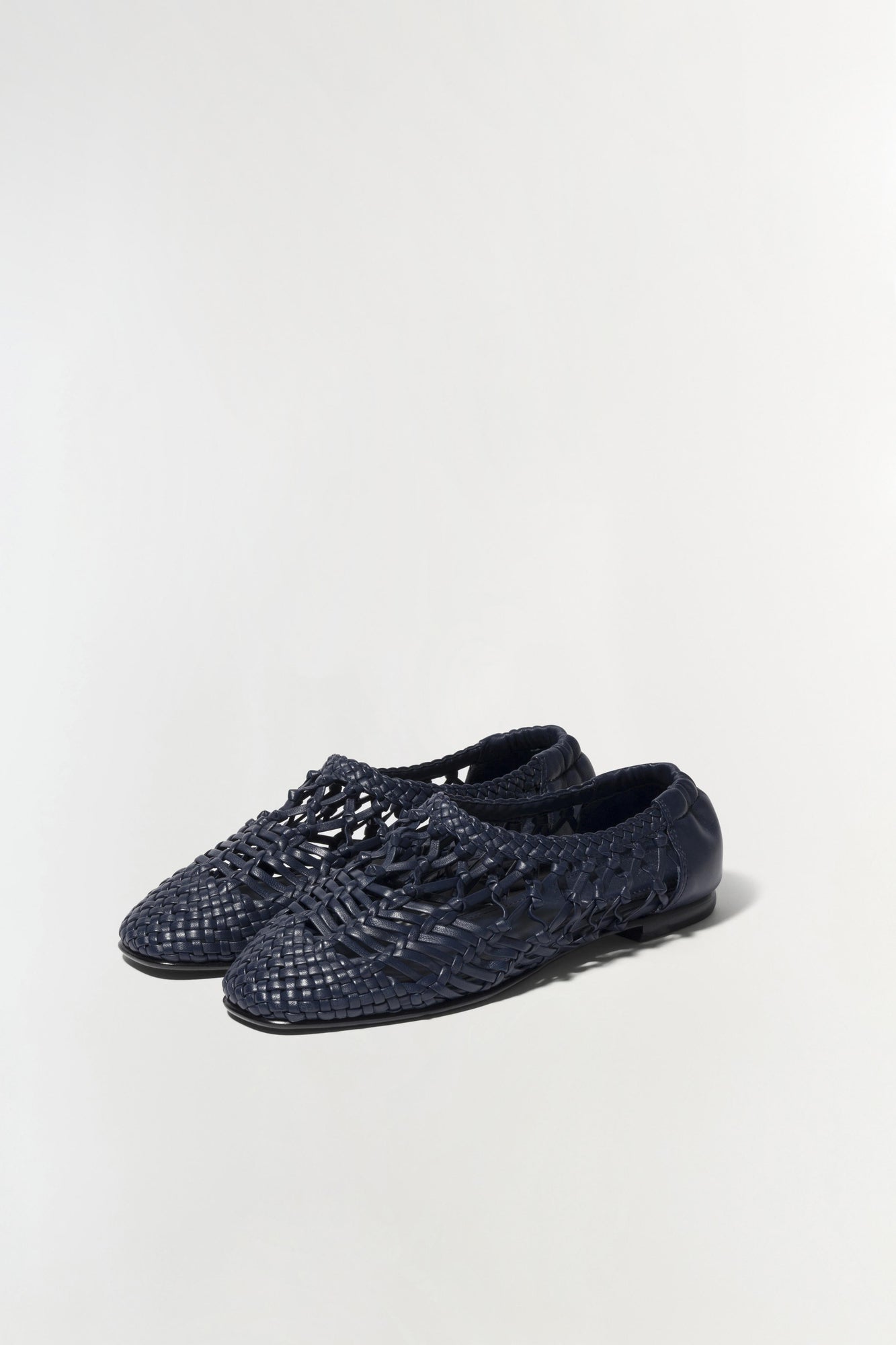 Womens | Eden Open Weave Flat | Midnight