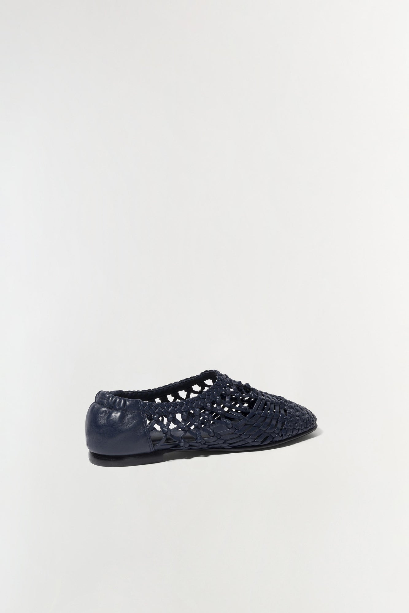Womens | Eden Open Weave Flat | Midnight