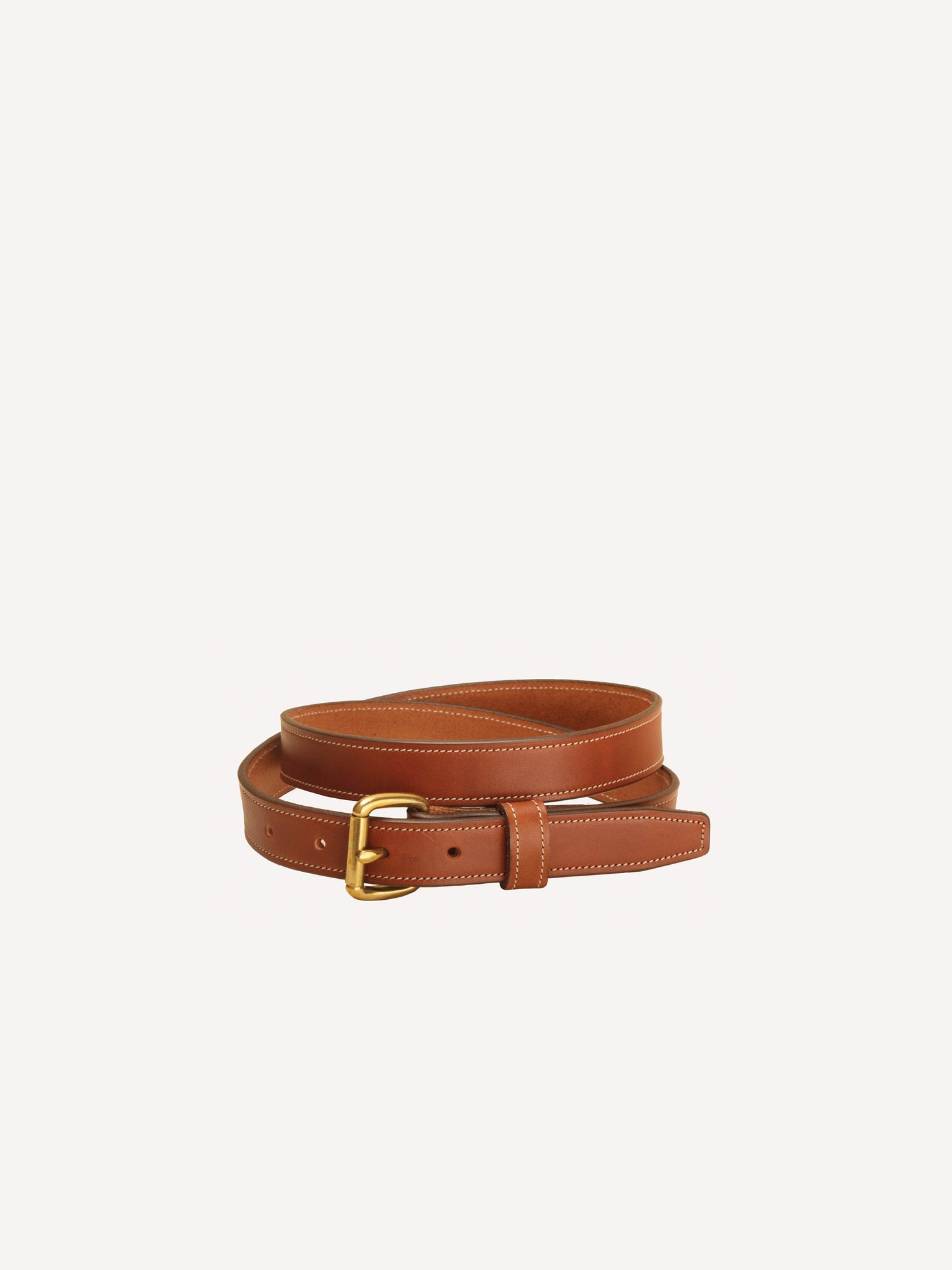 Unisex | Leather Stitched Belt | Oakbark