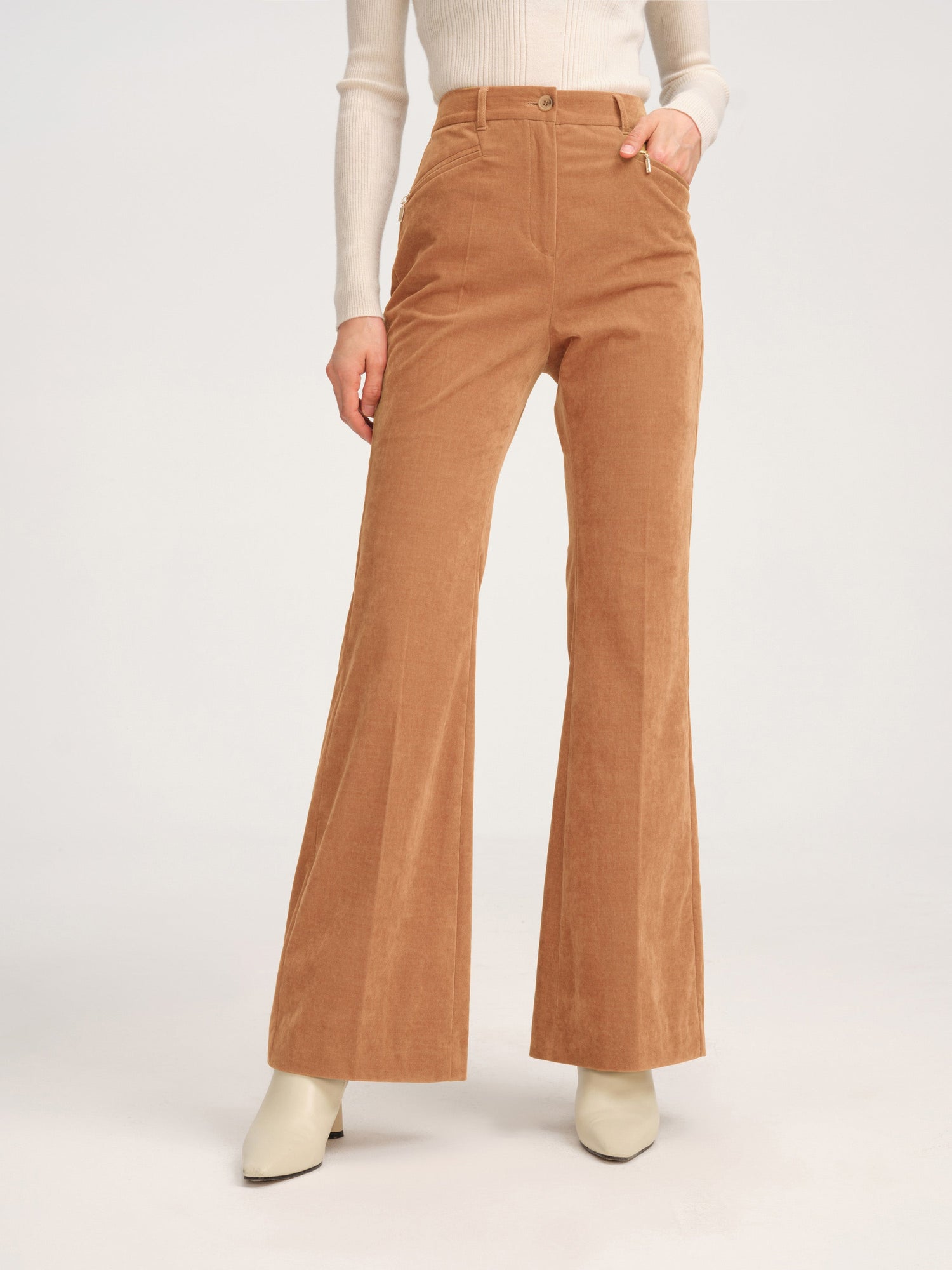 Wide Leg Pants | Camel