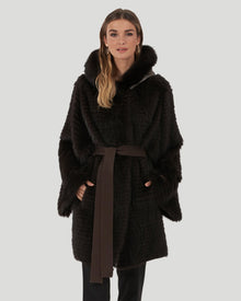 Fisher Layered Down Parka With Cashmere/Wool Blend Belt | Women | Brown