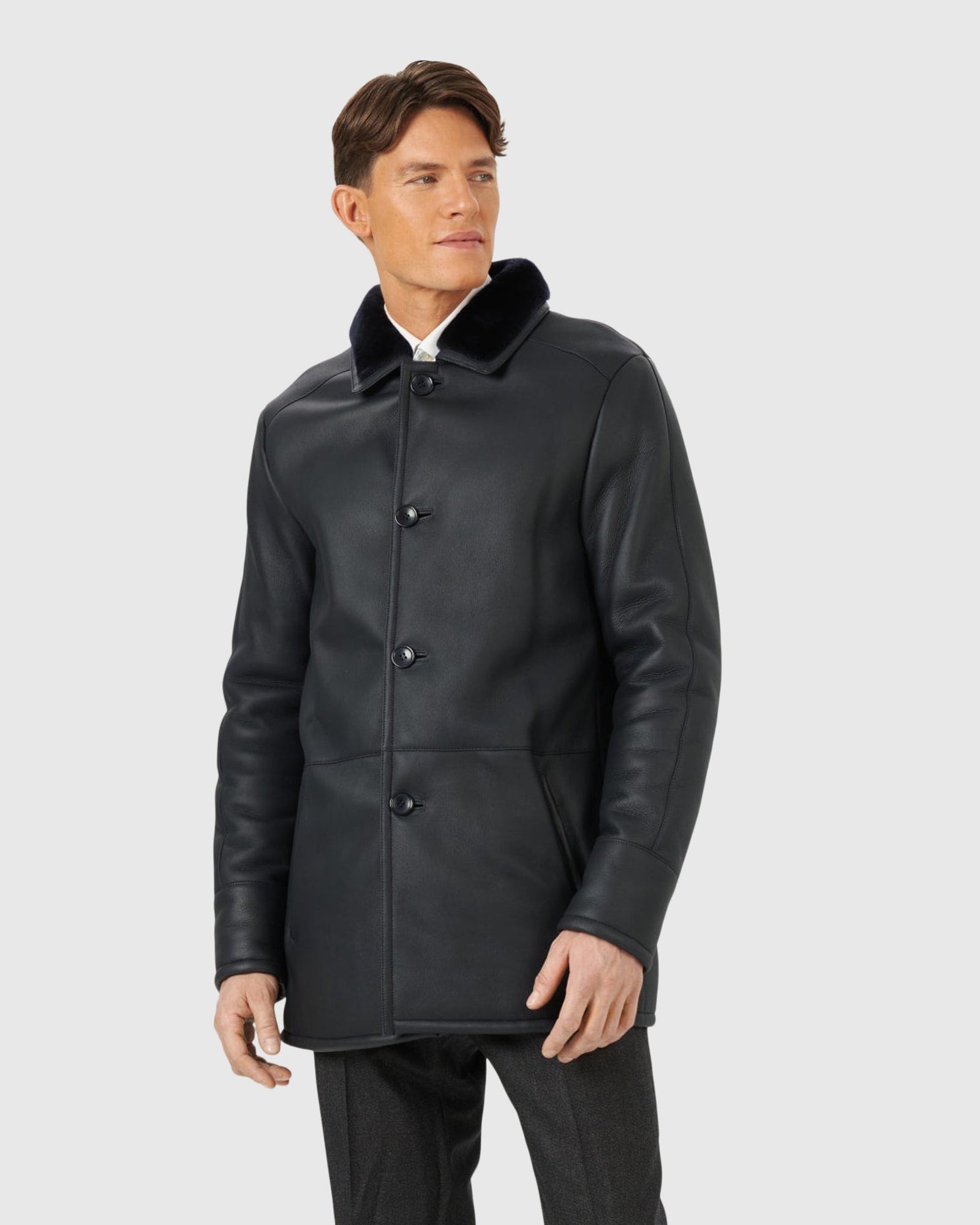 Men | Select Shearling Lamb Stroller | Dark Gray