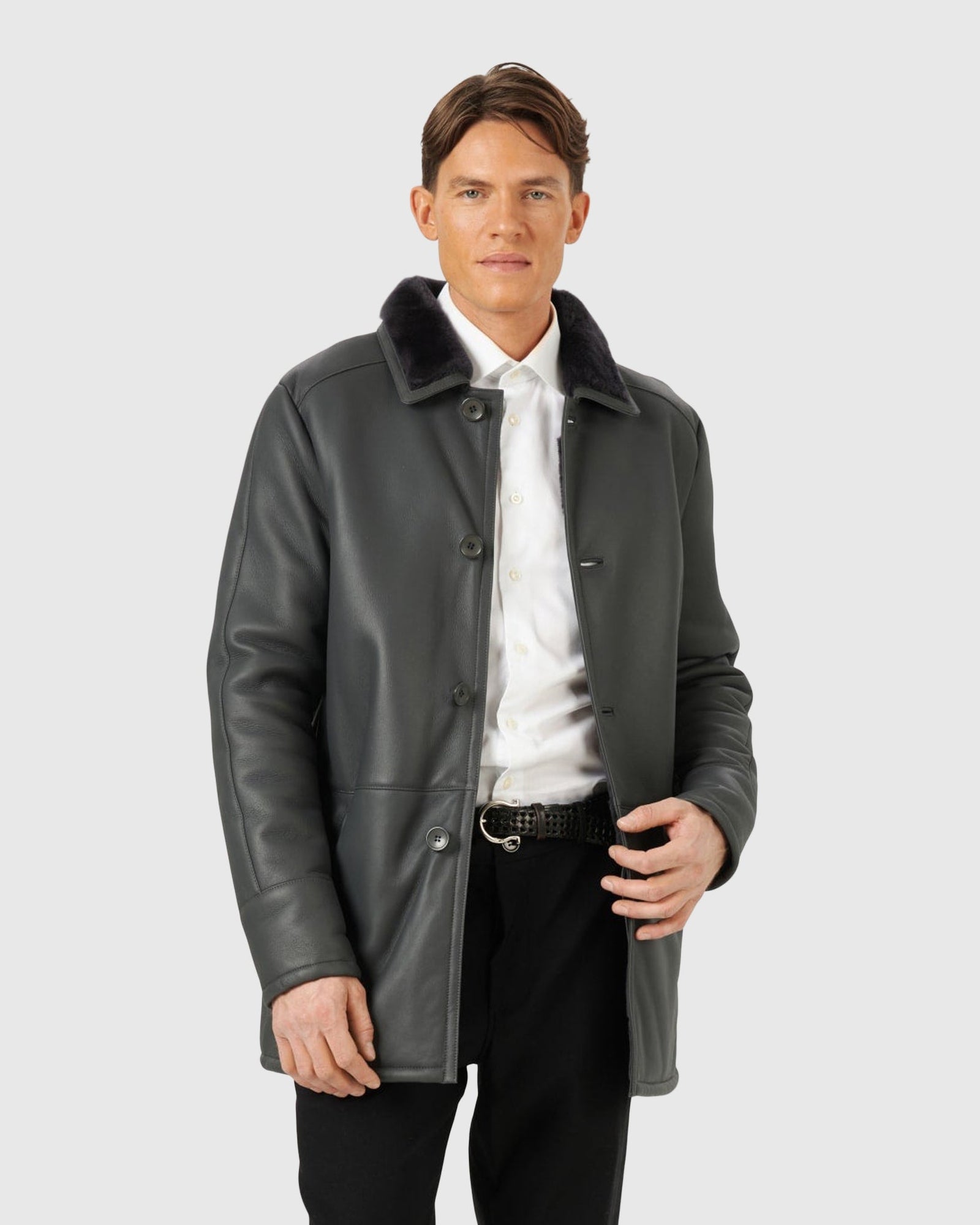 Men | Select Shearling Lamb Stroller | Dark Gray