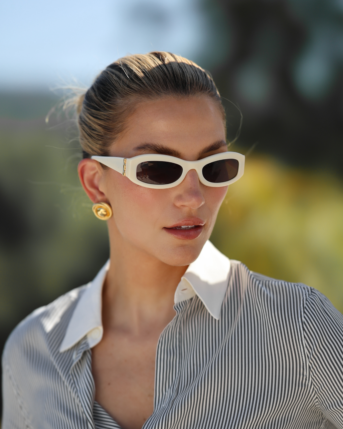 Como Sunglasses | Cream-Gold