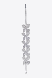 Butterfly Crystal Choker | Silver