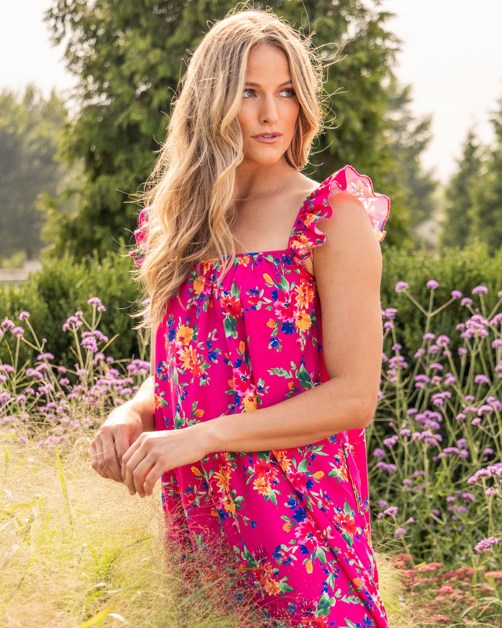 Women's Twill Celeste Dress | Summer Blooms