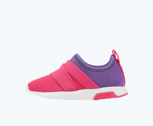 Bottom view of a Native Shoes Kids Phoenix Kids | Starfish Purple/ Hollywood Pink/ Shell White Footwear
