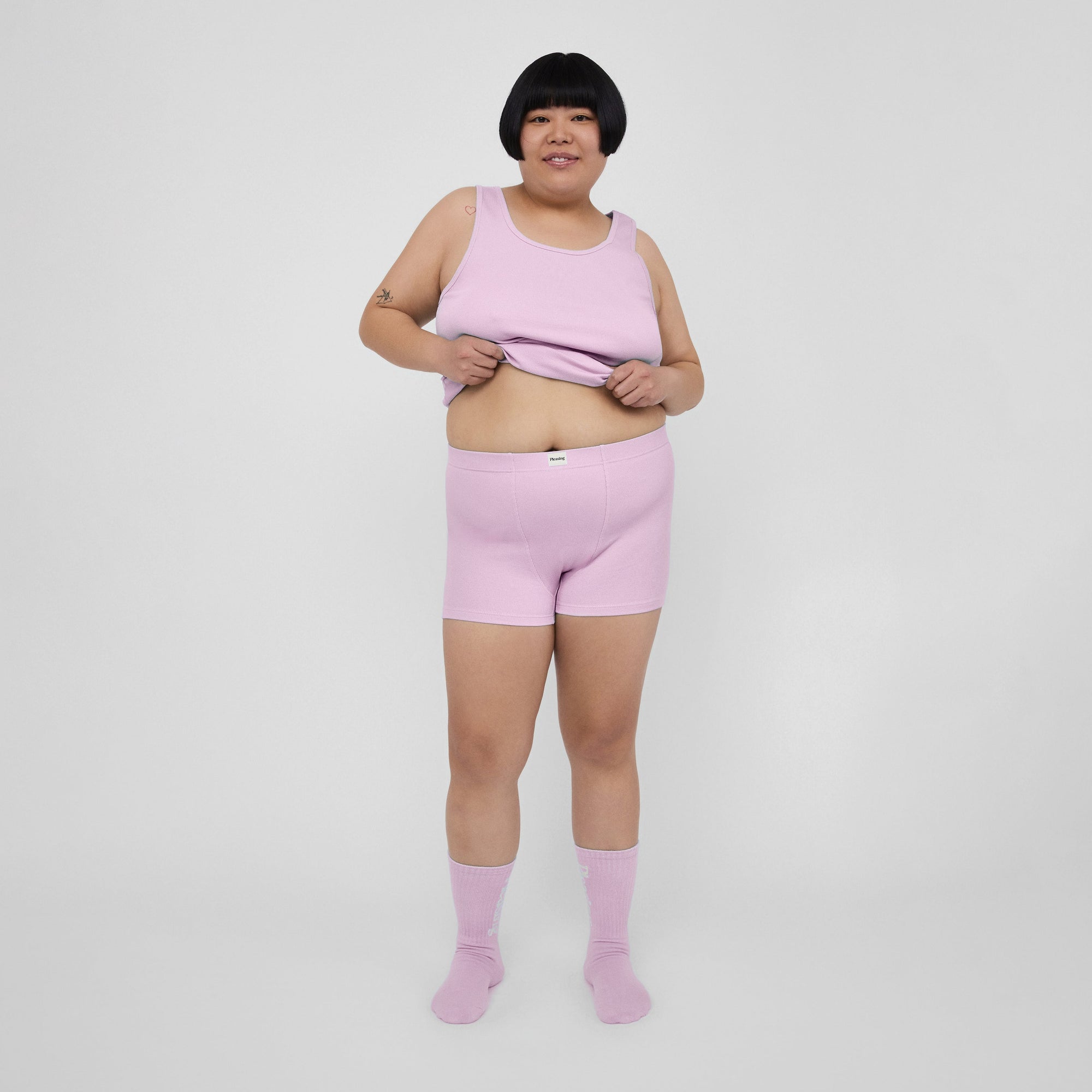 The Pleasing Ribbed Boxer Brief | Lavender