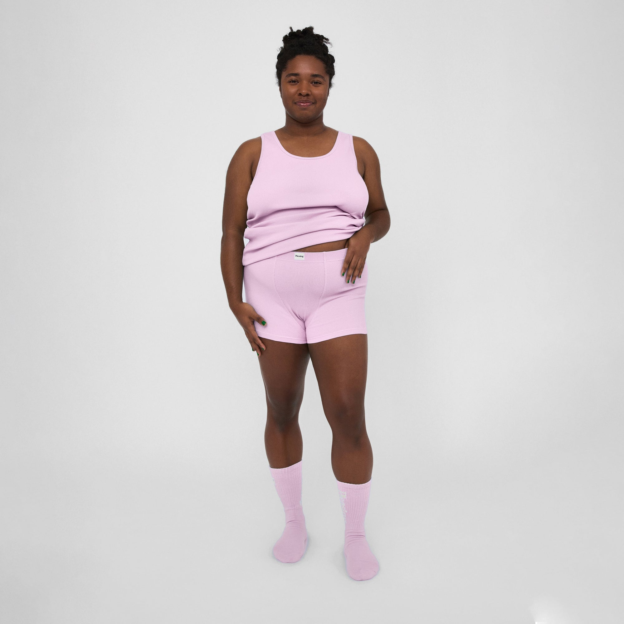 The Pleasing Ribbed Boxer Brief | Lavender
