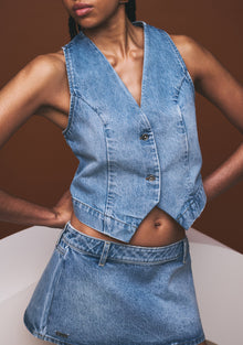 Womens | Shelly Tailored Vest | Flat Light