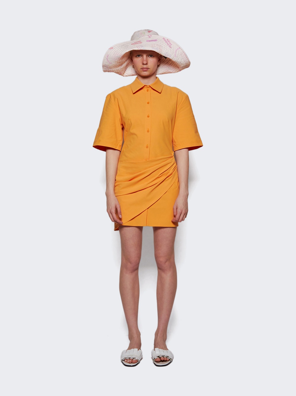 Women | Jacquemus | La Robe Camisa | Orange