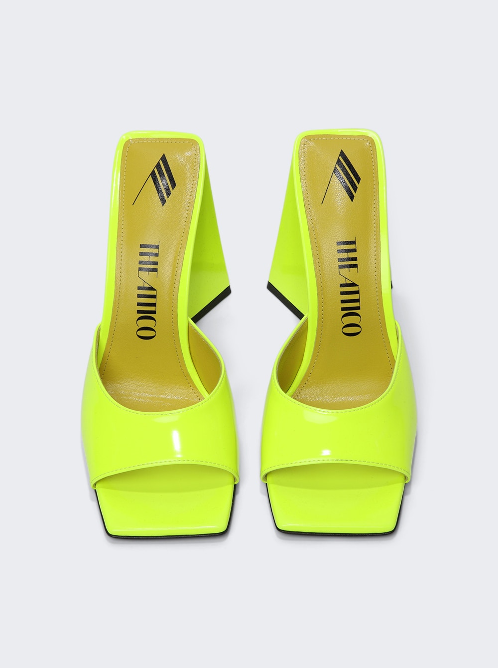 Women | The Attico | Devon Mule 115mm | Fluorescent Yellow