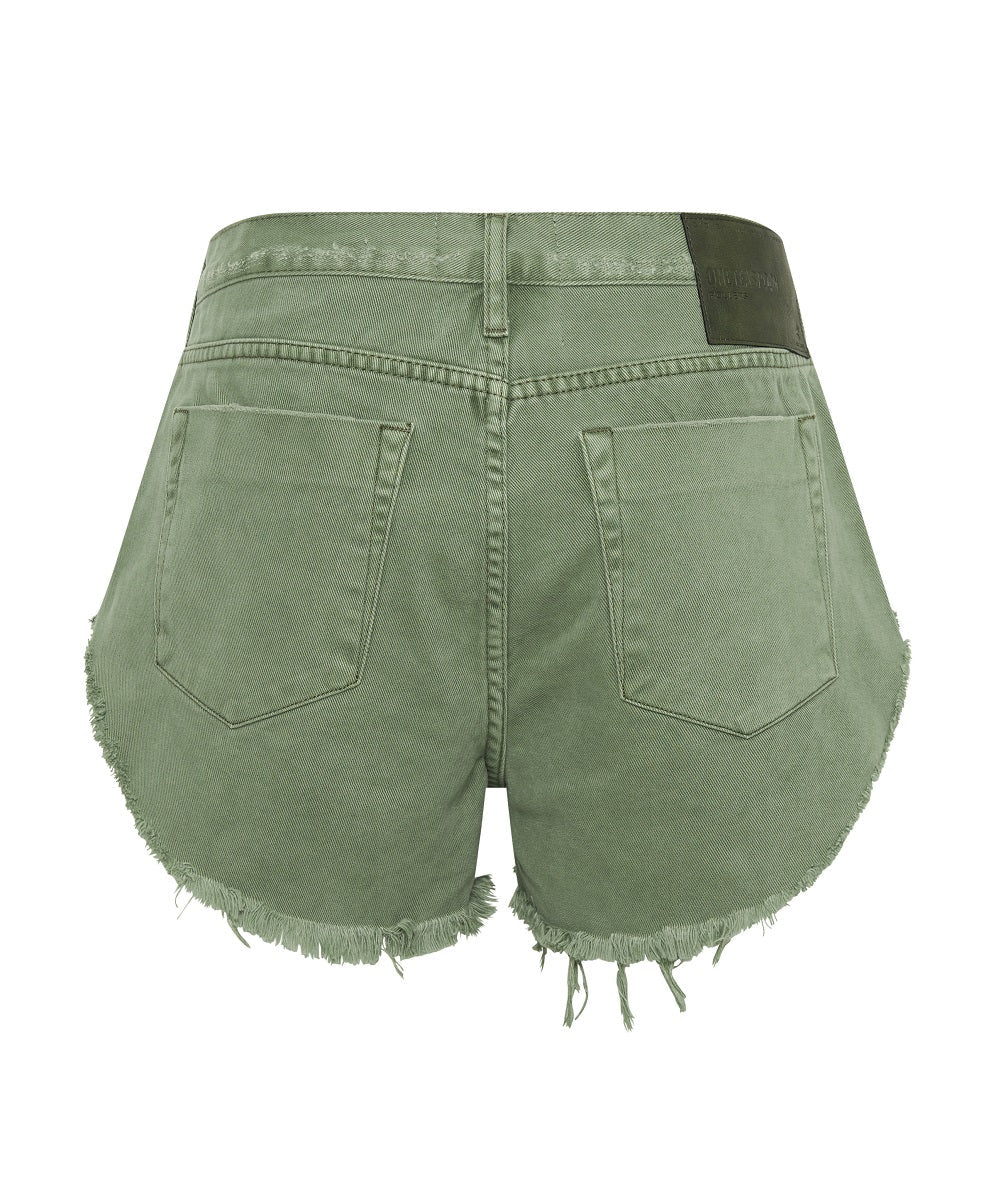 Rollers Low Waist Denim Shorts | Super Khaki