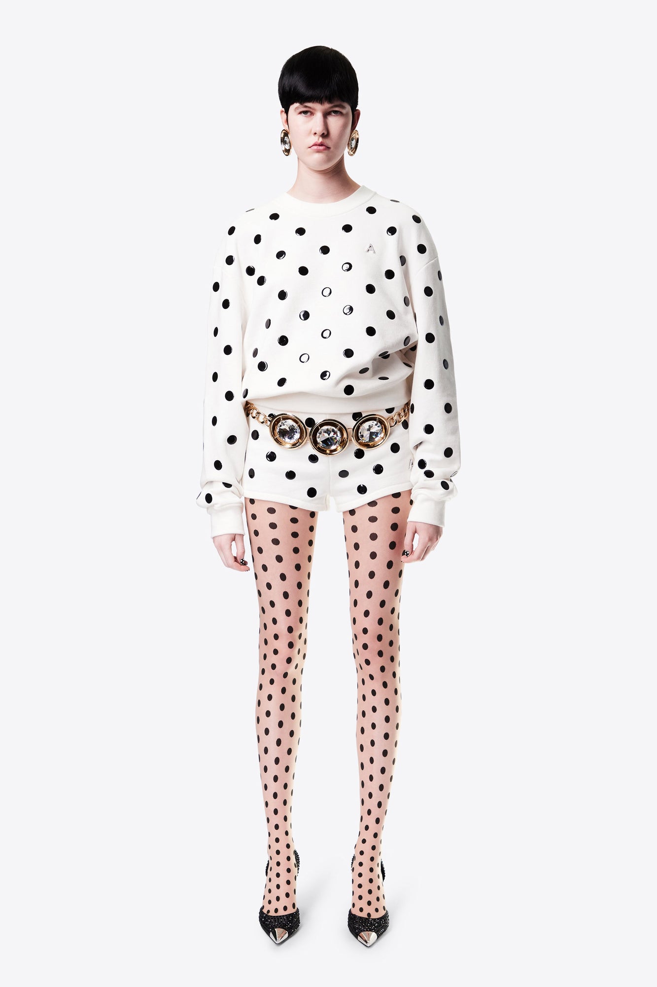 Polka Dot Sweatshirt
