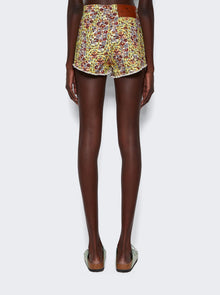 Women | Etro | Floral Denim Shorts | Verde