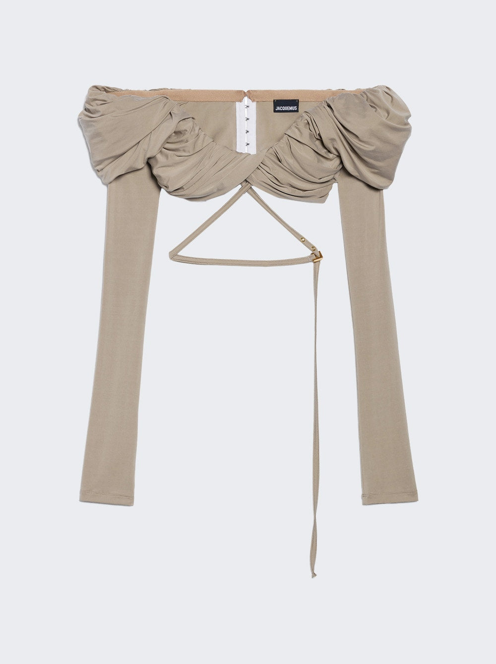 Women | Jacquemus | Le Haut Spalla Top | Light Khaki
