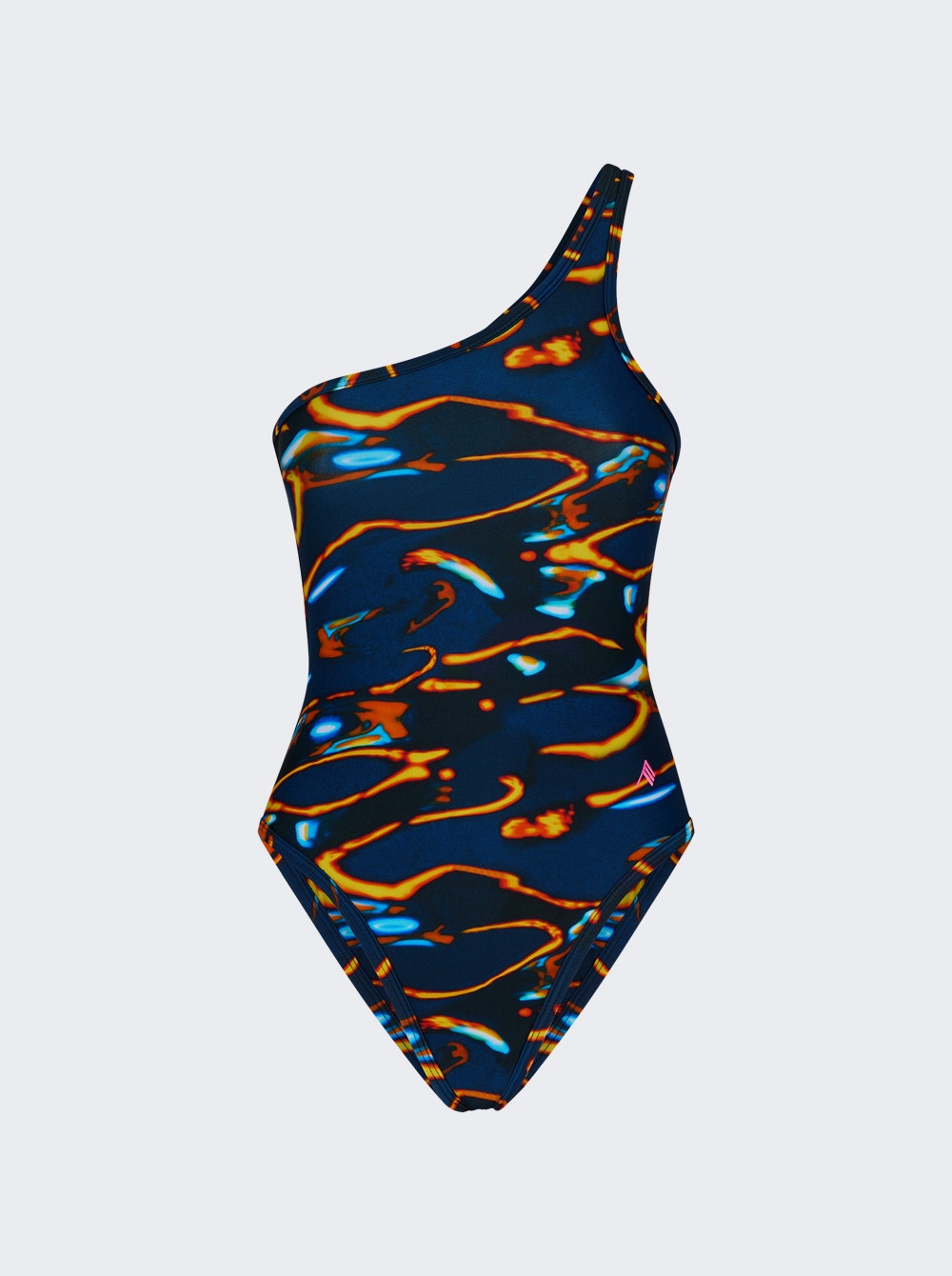 Women | The Attico | One-piece Swimsuit | Blue & Yellow Shades
