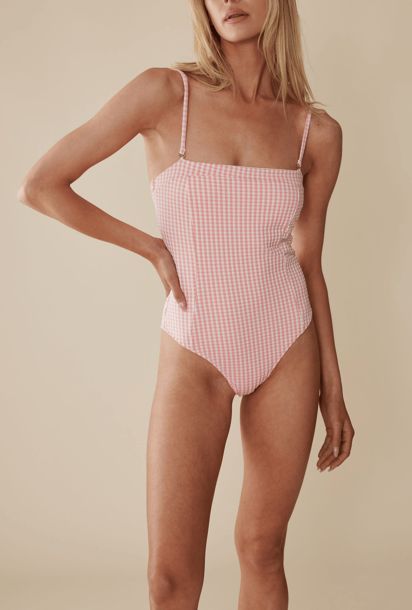 The Ines One Piece | Primrose Plaid