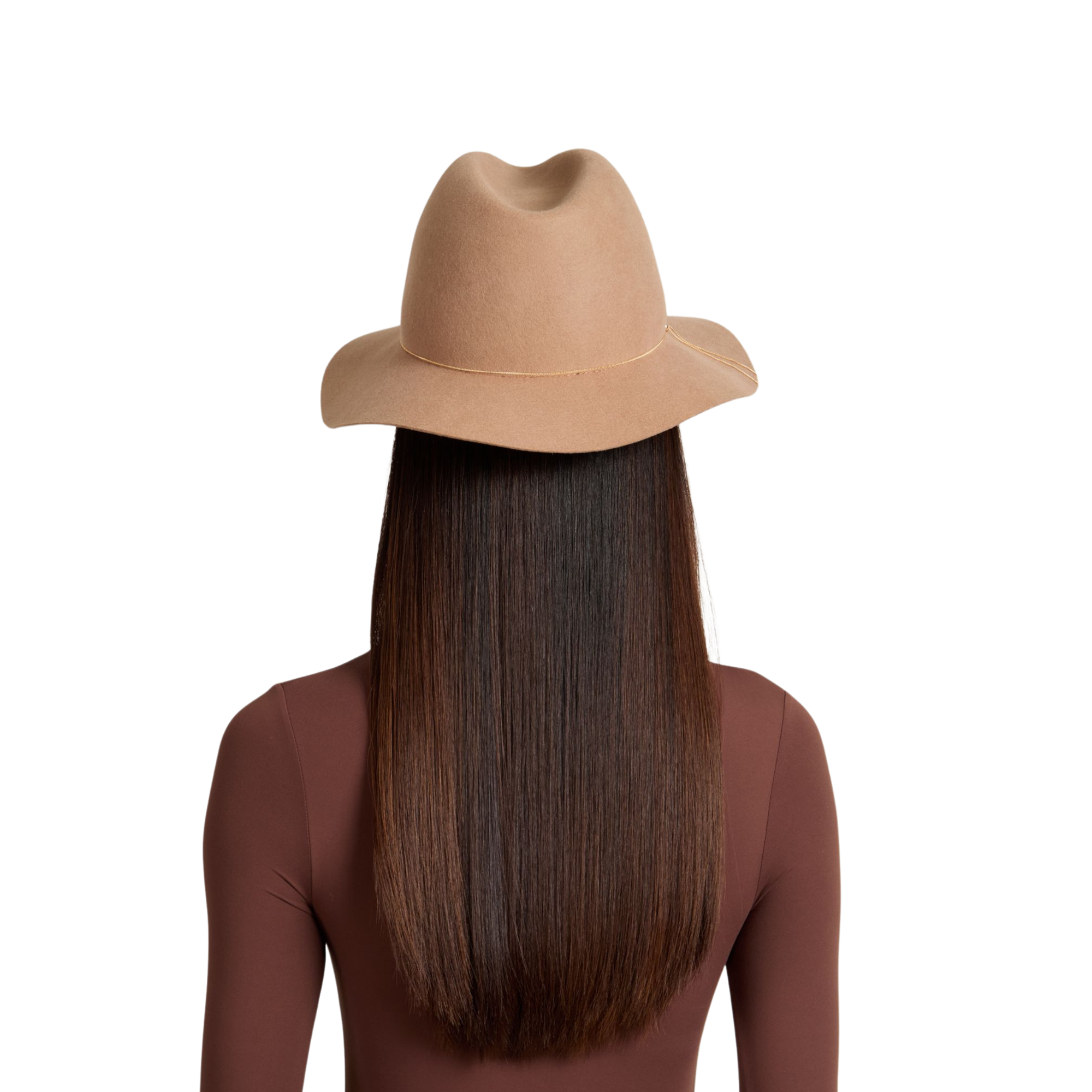 Sandy Wool Felt Fedora | Black