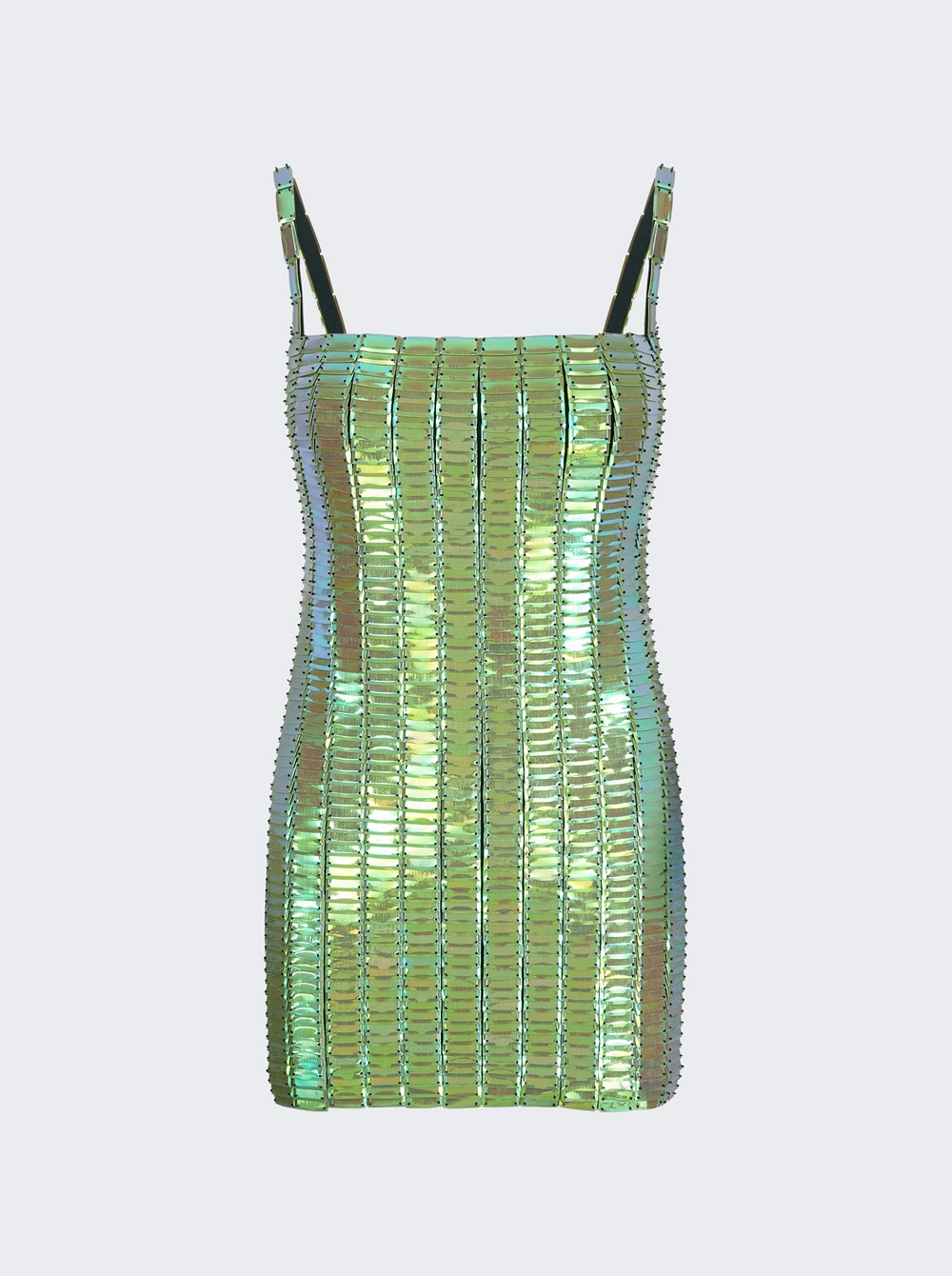 Women | The Attico | Embellished Rue Dress | Iridescent Green