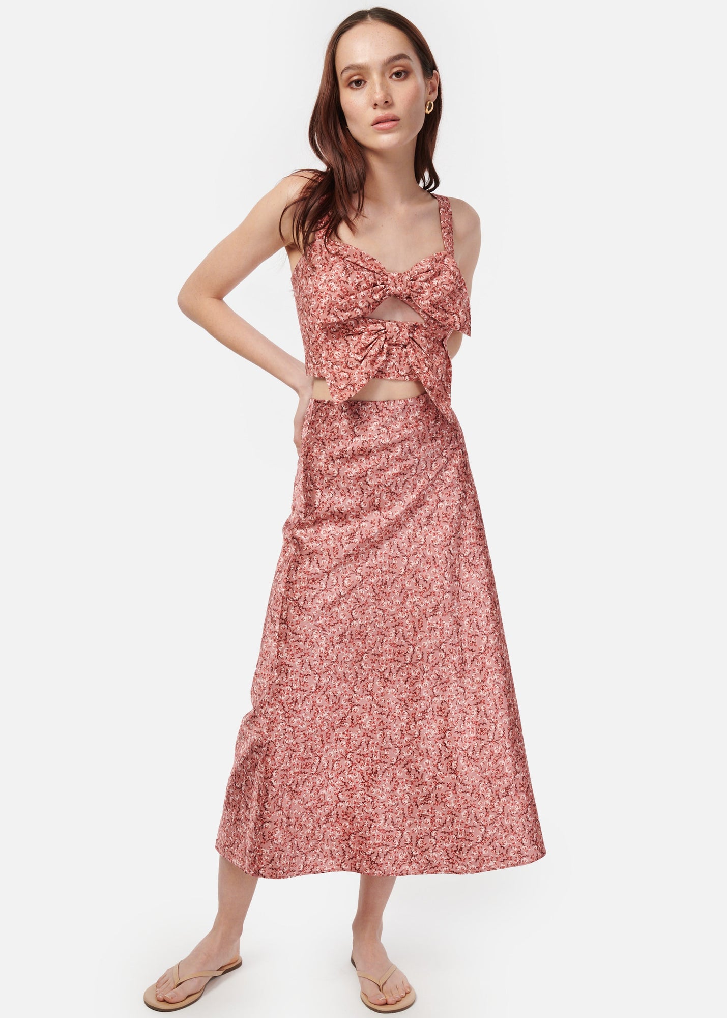 Siana Cropped Camisole | Cordial Pansy