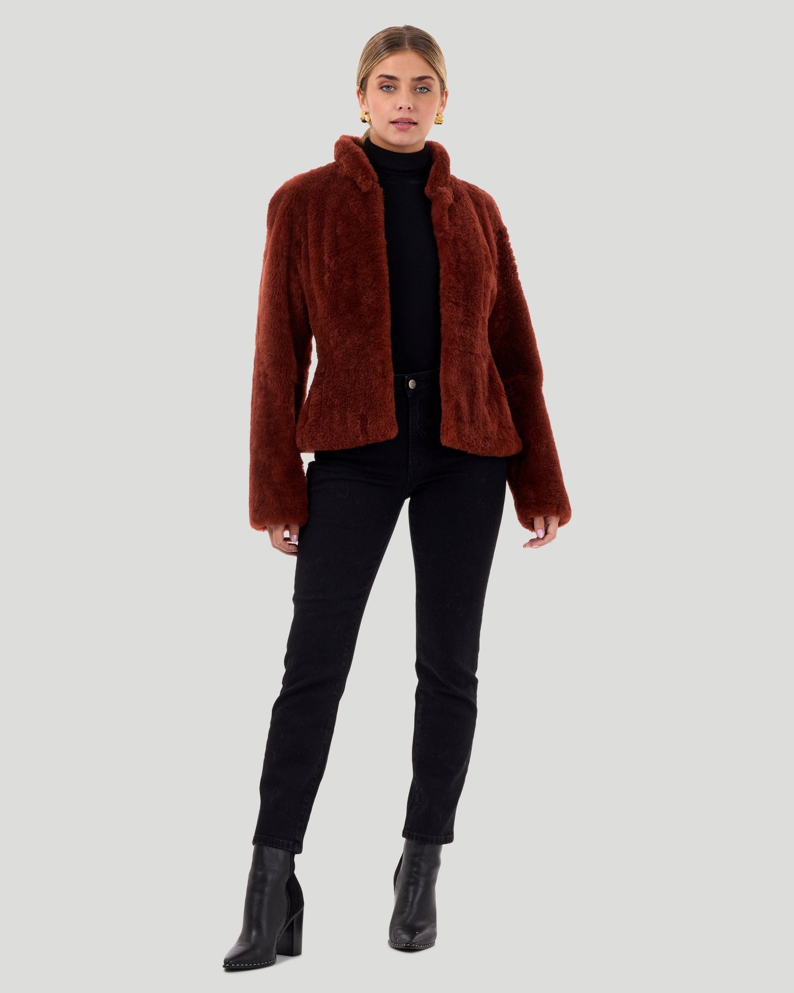 Cashmere Goat Jacket | Women | Caramel