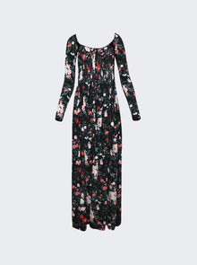 Women | Rabanne | Maxi Dress | Black Rose