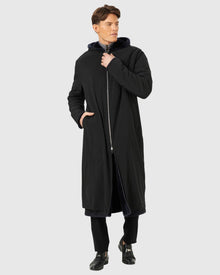 Men | Select Shearling Lamb Reversible Parka | Navy/Black