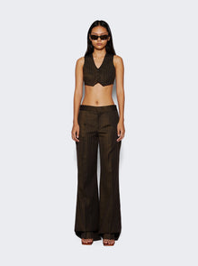 Women | Jean Paul Gaultier | Flare Trousers | Brown