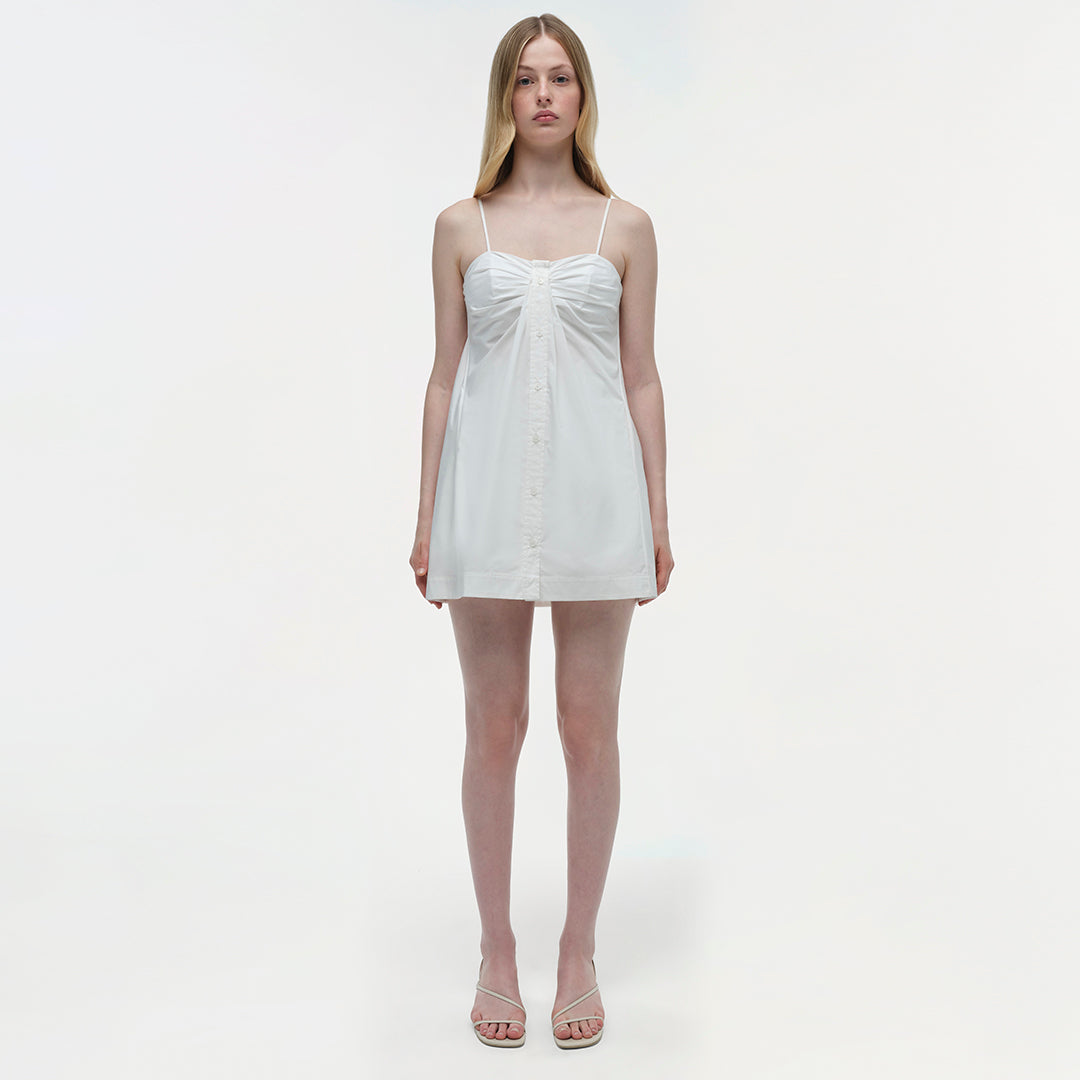 Womens | Kendall Cotton Mini Dress | White