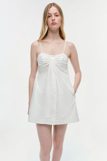 Womens | Kendall Cotton Mini Dress | White