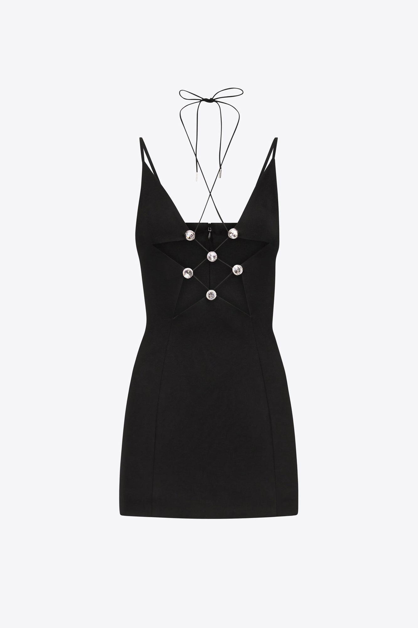 Star Cutout Mini Dress | Black