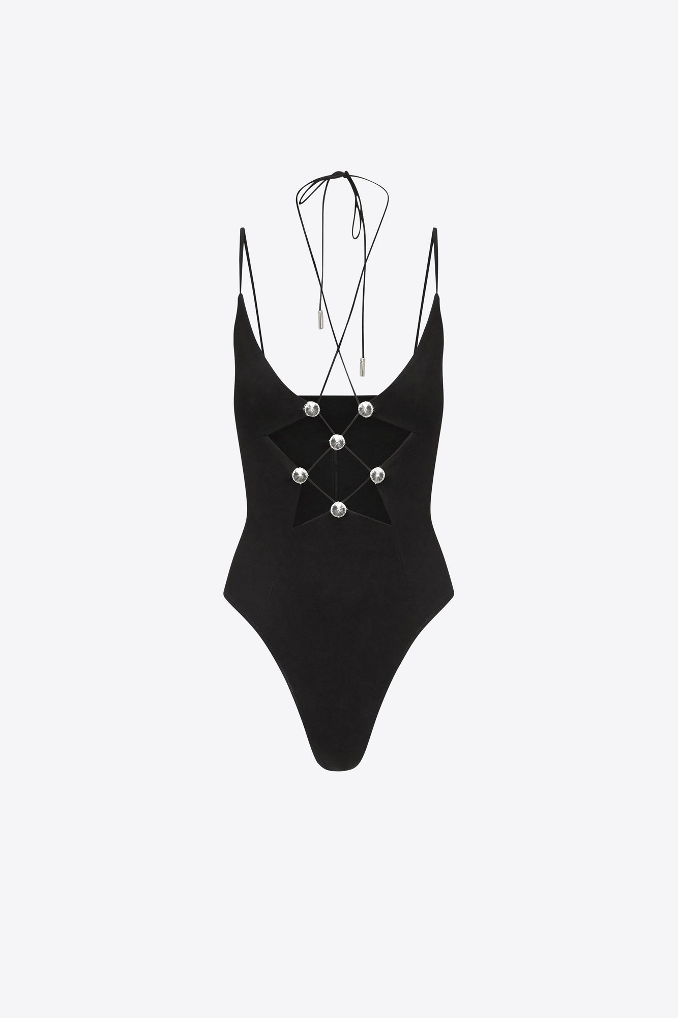 Star Cutout Bodysuit | Black