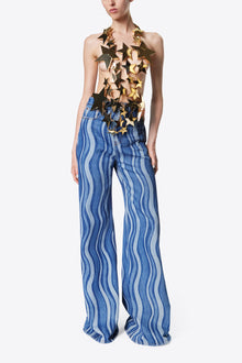 Sunray Denim Wide Leg Jean | Indigo Multi