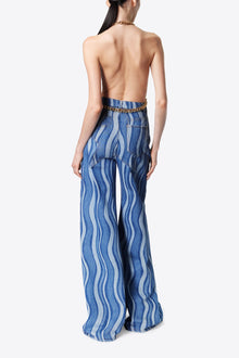 Sunray Denim Wide Leg Jean | Indigo Multi