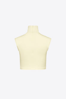 Star Stud Sleeveless Top | Cream Yellow
